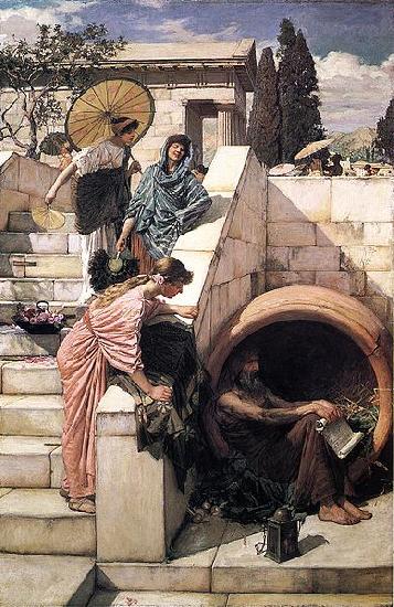 John William Waterhouse Diogenes Spain oil painting art